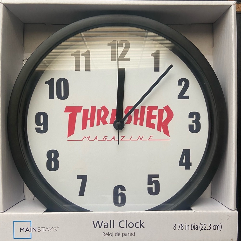 Thrasher Magazine Wall Clock